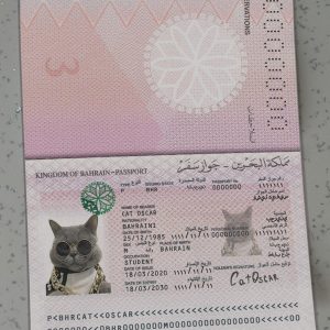 Bahrain-Passport-Template