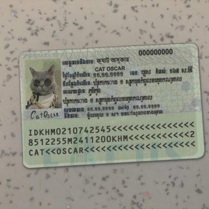 Cambodia ID Card Template