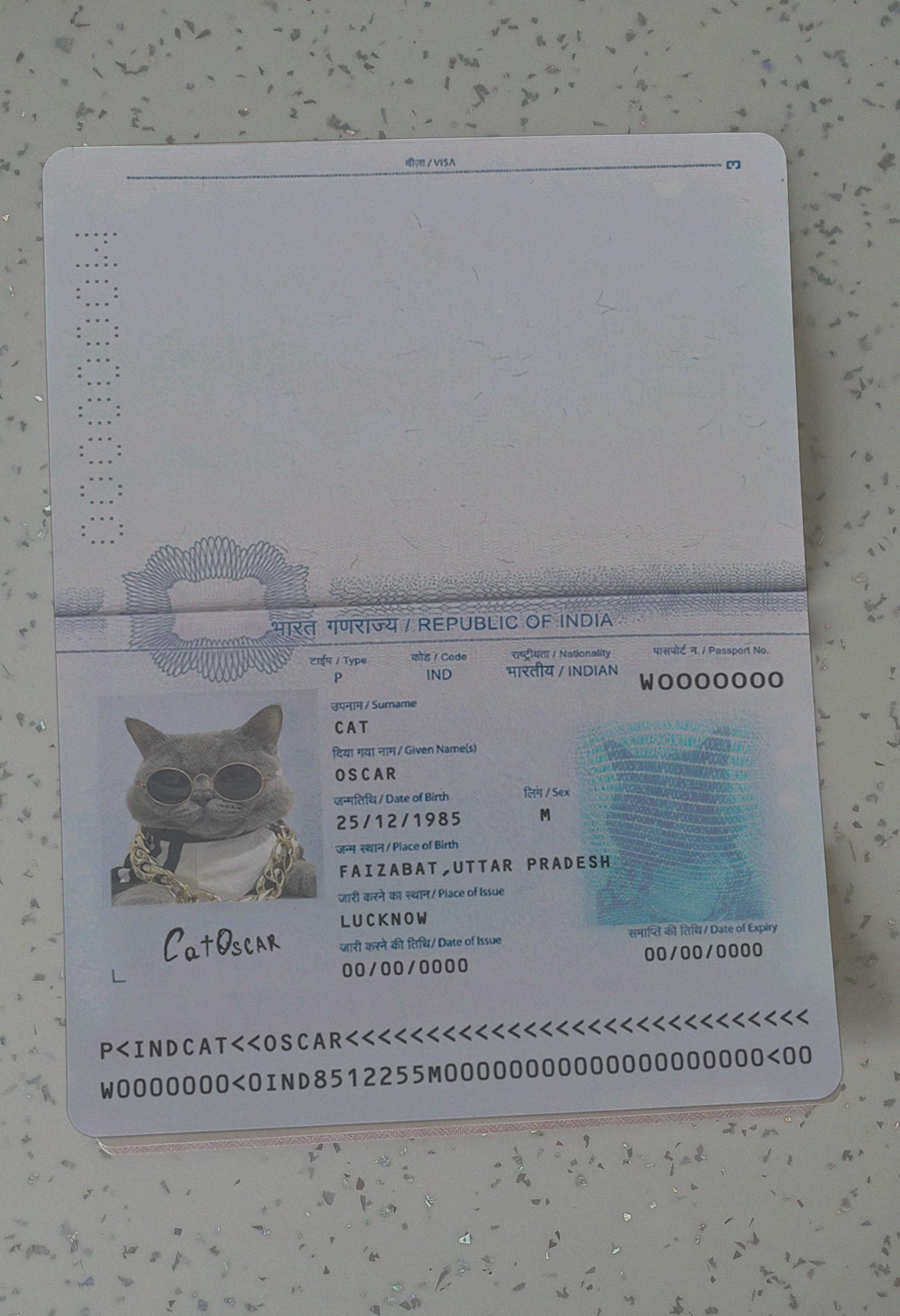 India-Passport-Template