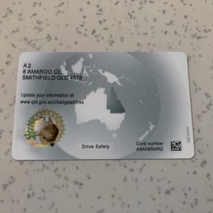Australia Queensland Driver License