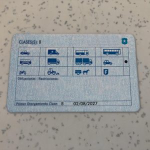 Chile-Driver-License-Template