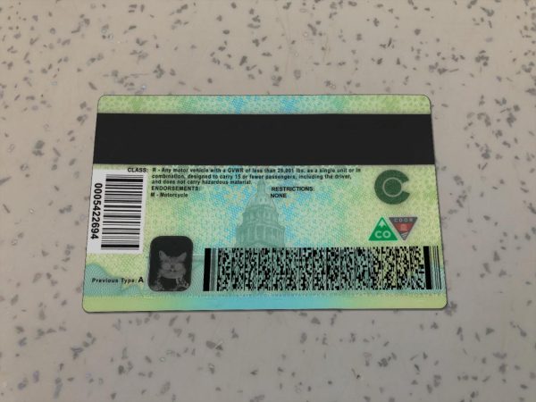 Colorado-Driver-License-Template