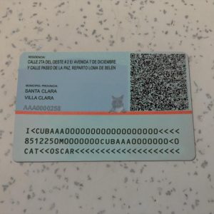 Cuba-Identity-Card-Template
