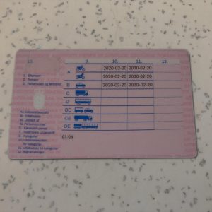 Denmark-Driver-License-Template
