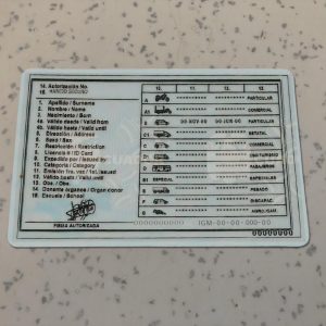 Ecuador-Driver-License-Template