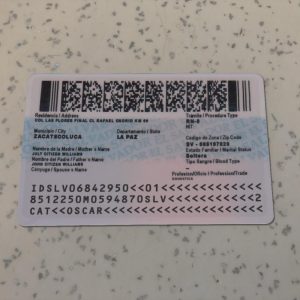 El-Salvador-Identity-Card-Template