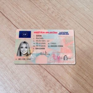 Latvia-Driver-License-Template