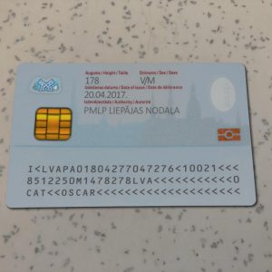 Latvia identity Card