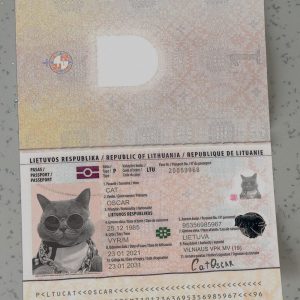 Lithuania-Passport-Template