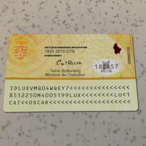Luxembourg Identity Card