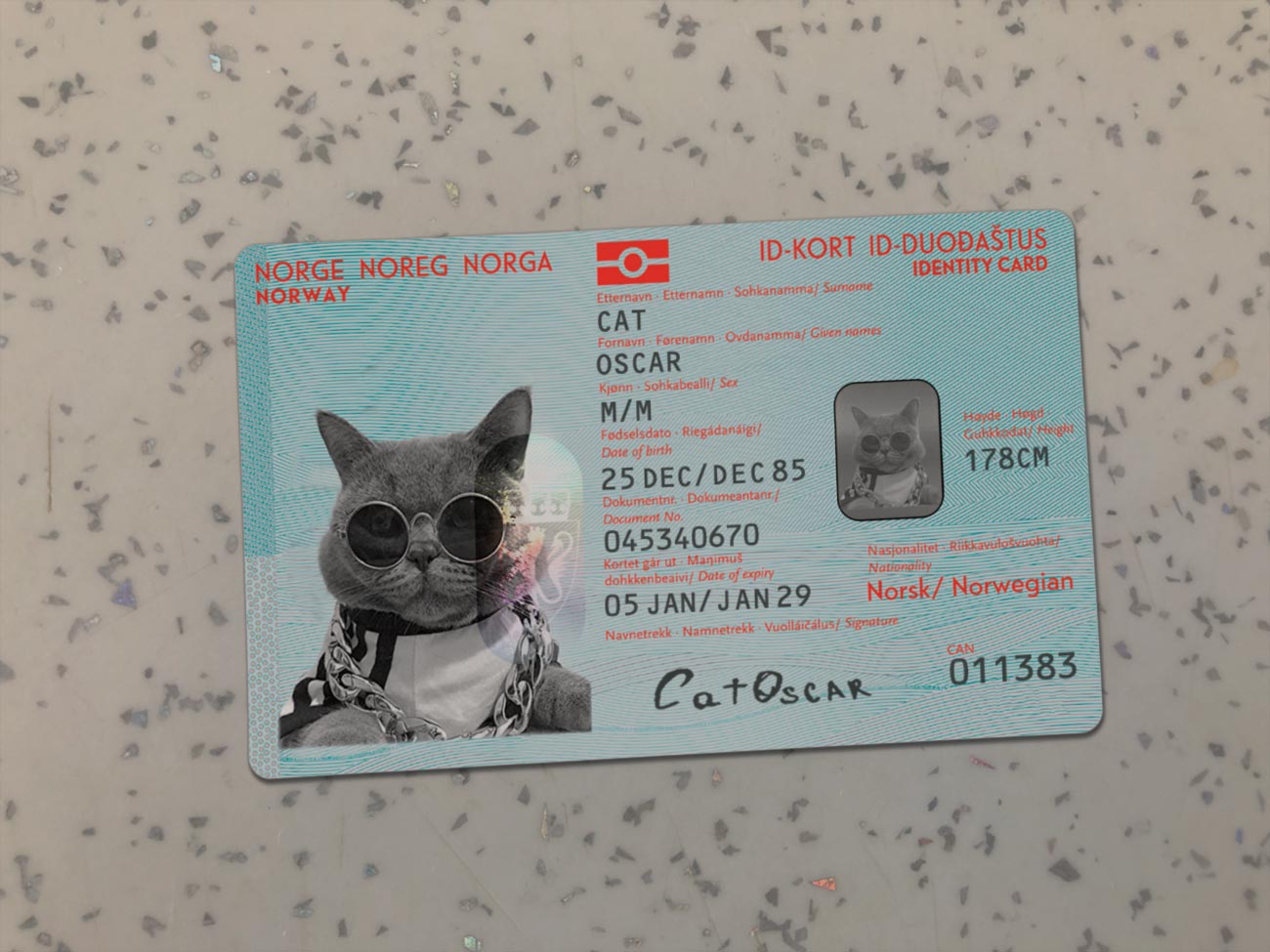 Norway Identity Card