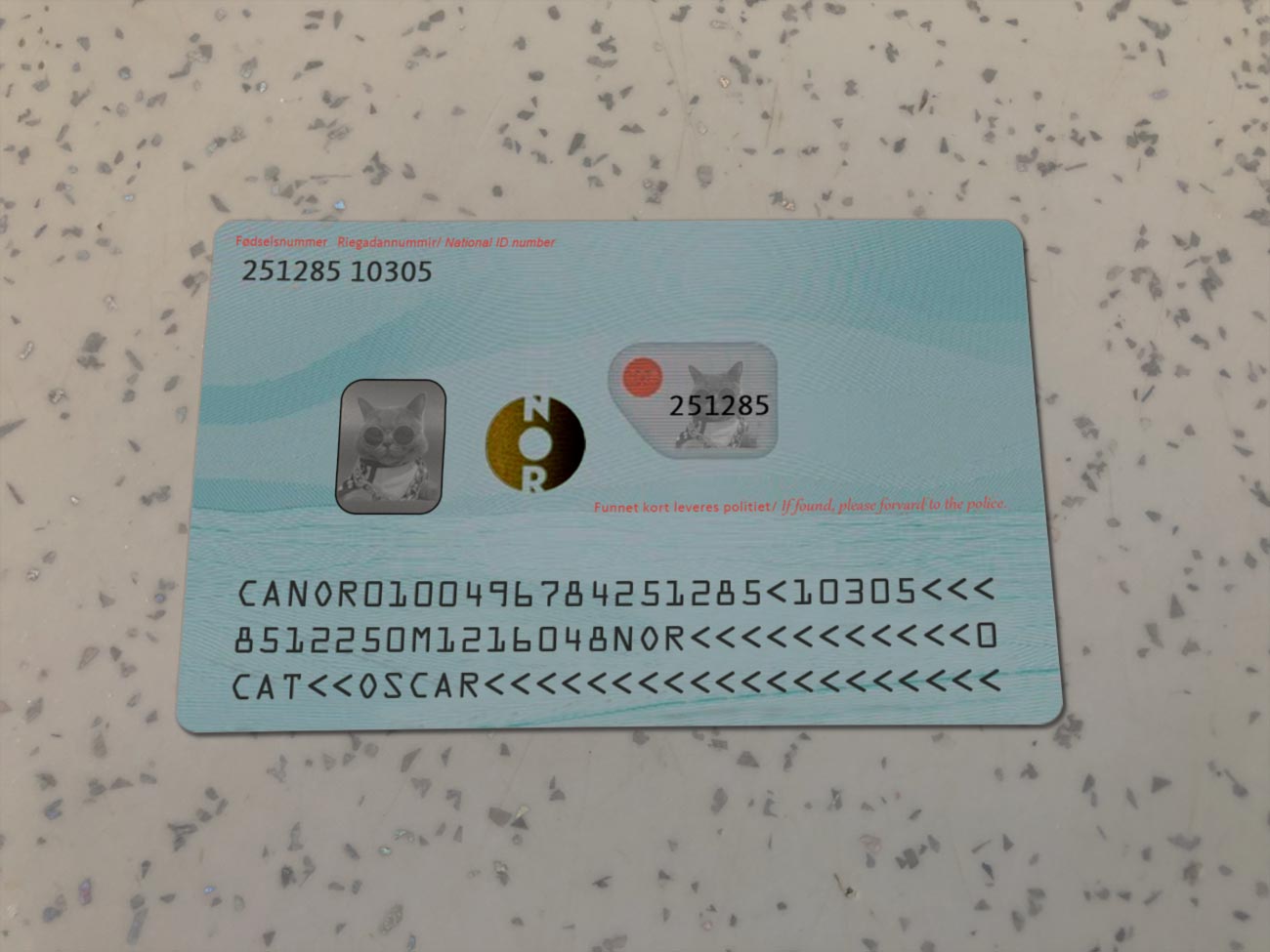 Norway Identity Card