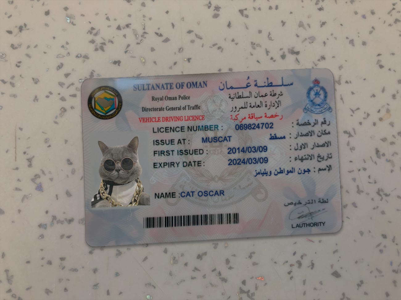 Load more Attachment Details Oman-Driver-License-Template-