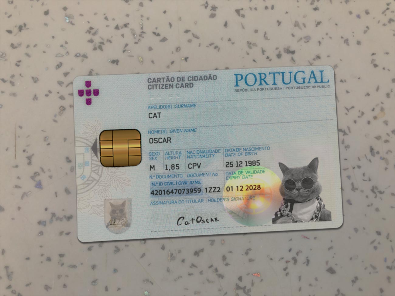 Portugal Identity Card