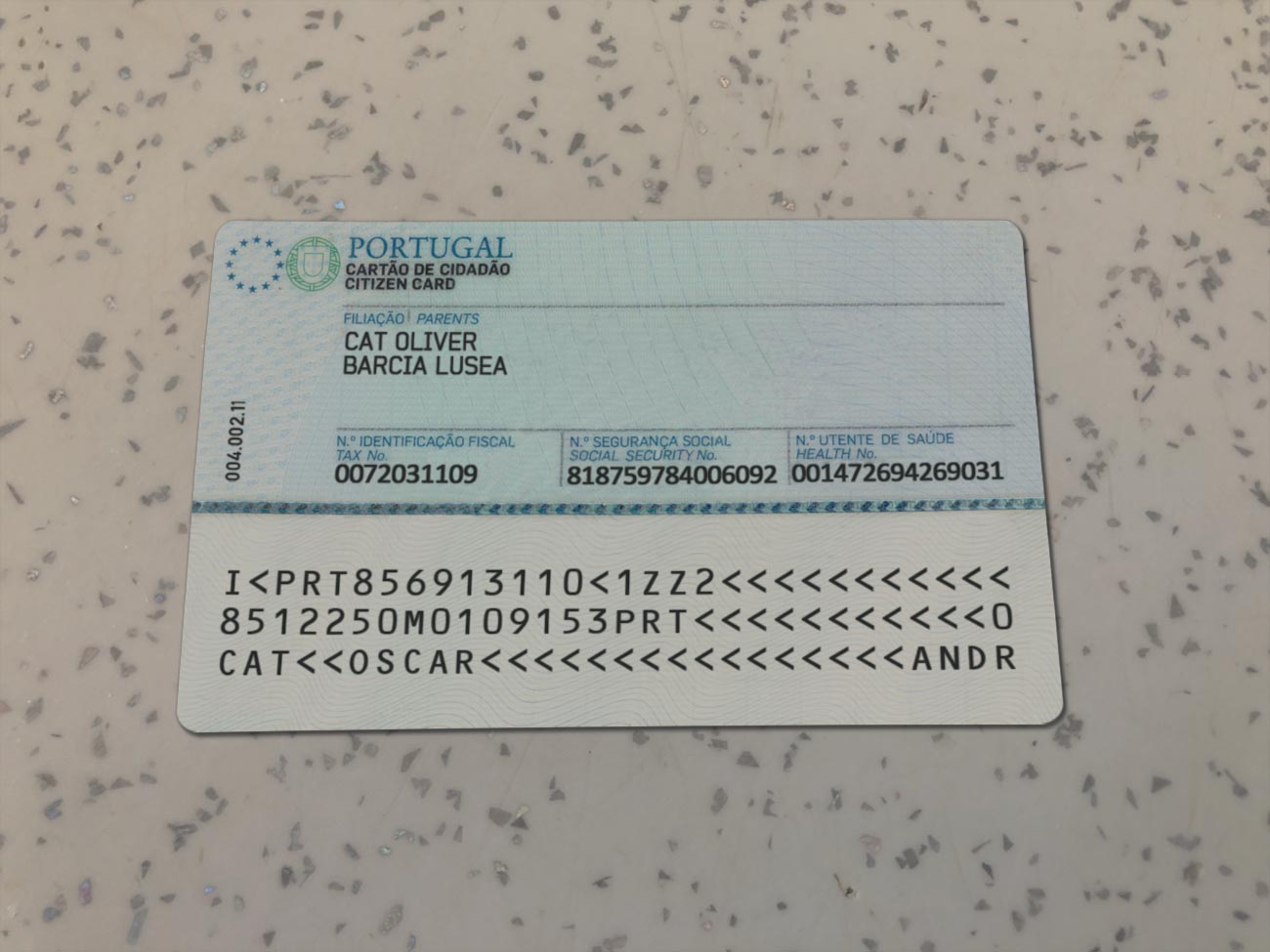 Portugal Identity Card