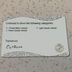 Republic-of-Tonga-Driver-License-Template-