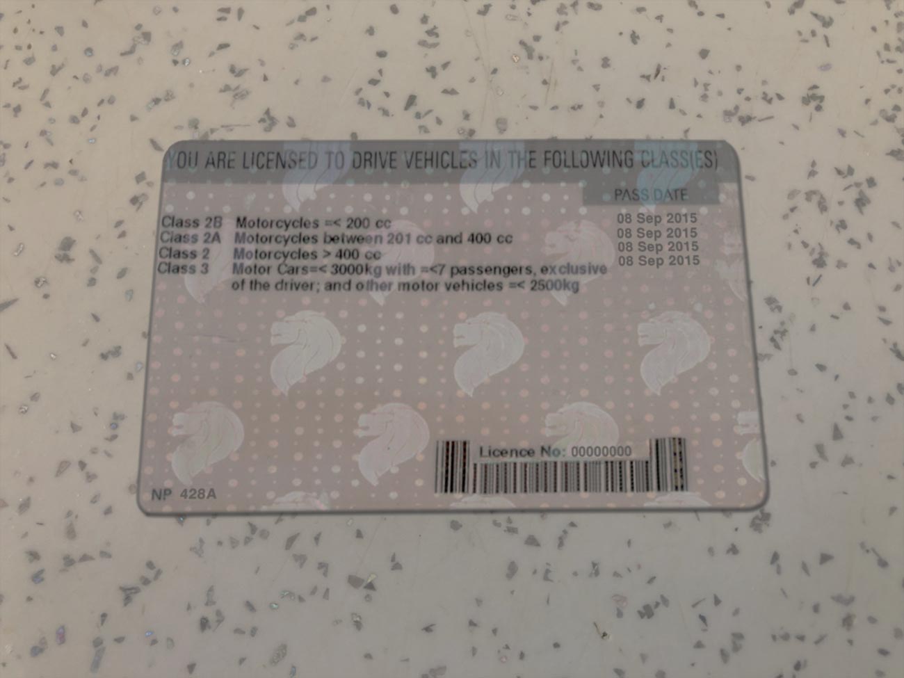 Singapore-Driver-License-Template