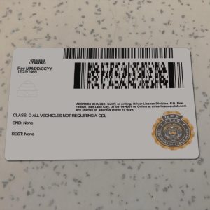 Utah-Driver-License-Template